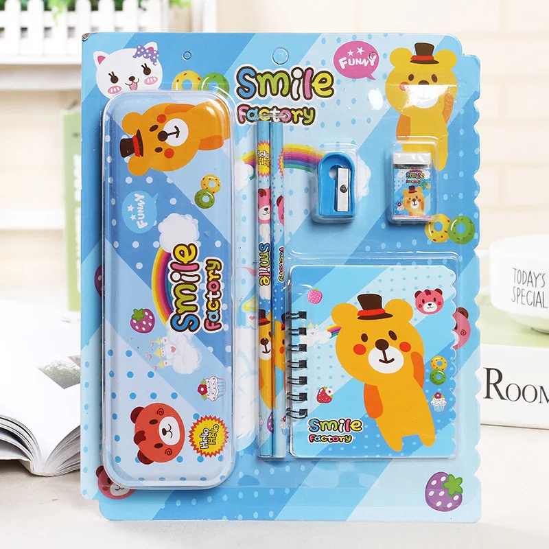 New Animation Modeling Children Art Painting Gift Box Set Stationery Set