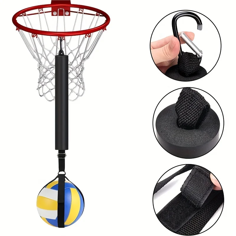 Neoprene Adjustable Length Volleyball Spike Trainer Hanging Reaction Ball Jumping Training Aid Volleyball Spike Trainer