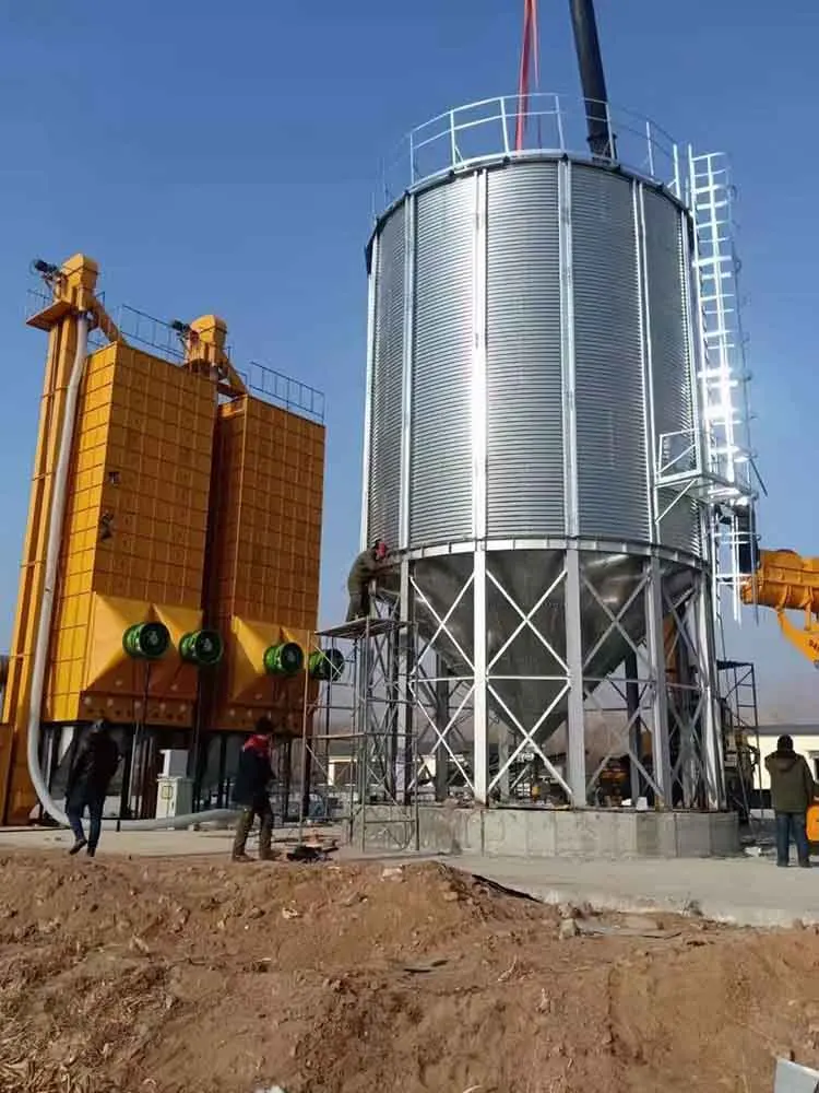 100 Ton Grain Wheat Storage Corrugated Steel Grain Silo Price