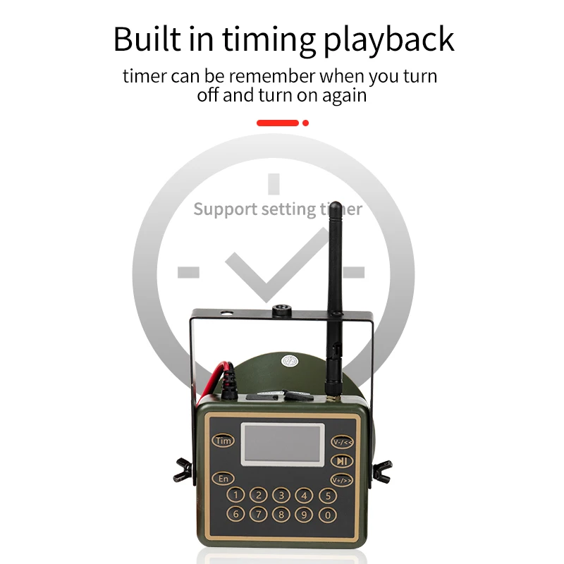 Remote Bird Sound Mp3 Bird Sound Speaker with 80W Download Quail Sounds Bird Caller for Hunting