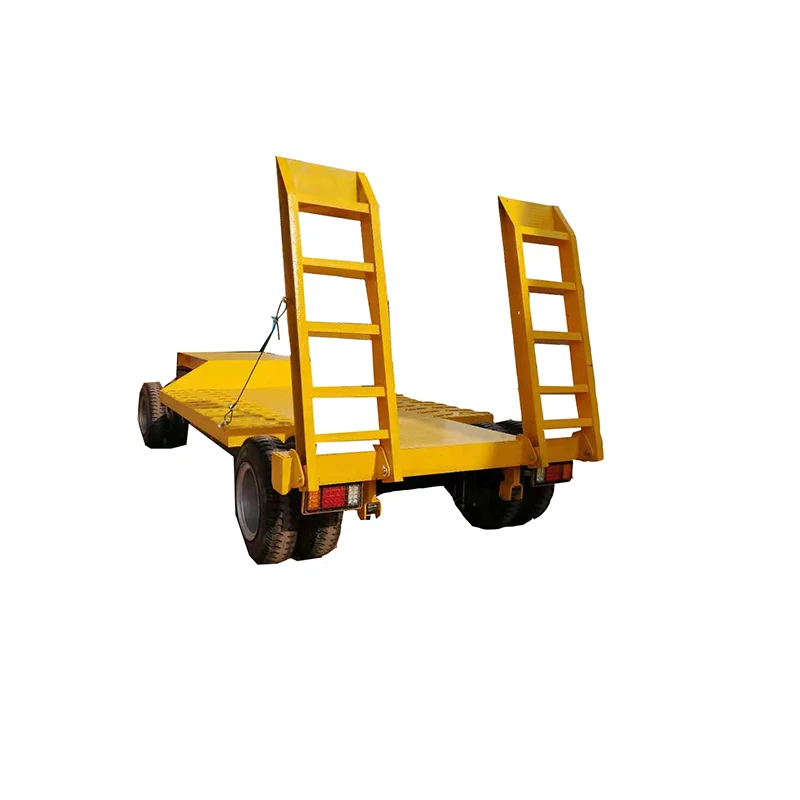 Heavy Duty Tractor Flat Board Trailer Harvester