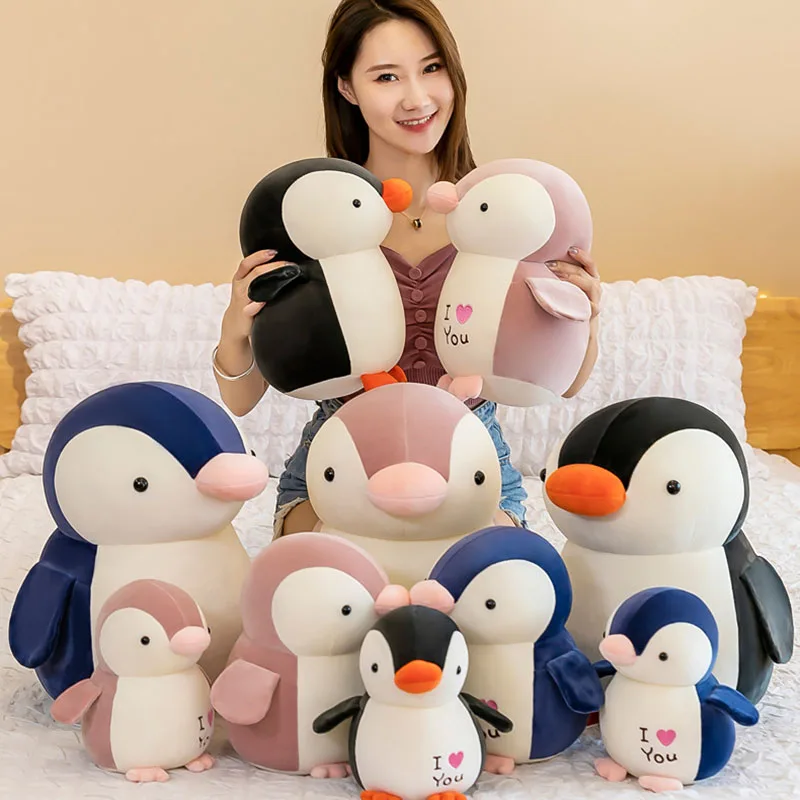 Kawaii Huggable Soft Penguin Plush Toys for Children Stuffed Toys Baby Doll Kids Toy Birthday Gift For Children Girls