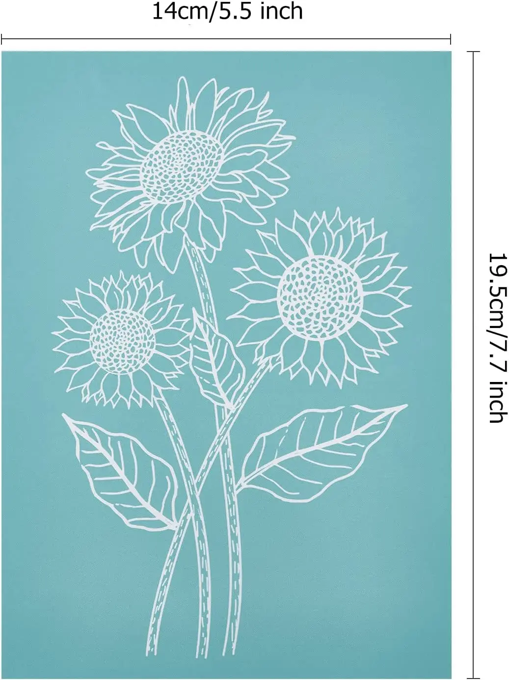 Self-Adhesive Silk Screen Printing Stencil Mesh Stencil Reusable Pattern Stencils for Painting on Wood Fabric T-Shirt