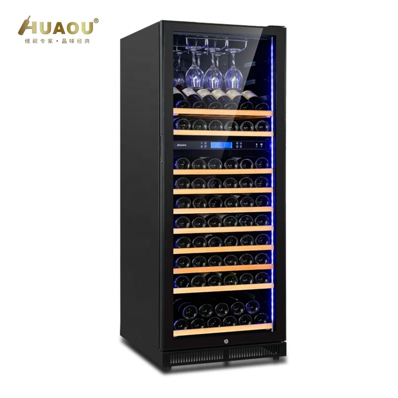120 BottleSingle/двойной температурной зоны компрессор сенсорный холодильник охладитель вина