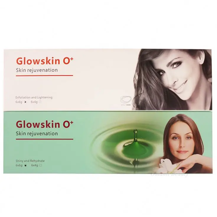  Кислородный аппарат для лица Glowskin O + набор отбеливания кожи омоложения против морщин сияющий и