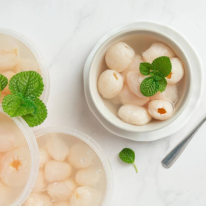 Factory Price Super Tasty And Fresh Vietnam OEM Canned Lychee In Syrup Canned Fruit Lychee