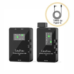 VM9 1V2 UHF Lavalier Wireless Microphone Mic 20 channel adjustable for DSLR Smartphone laptop for 4-5 Hrs Recording Videos