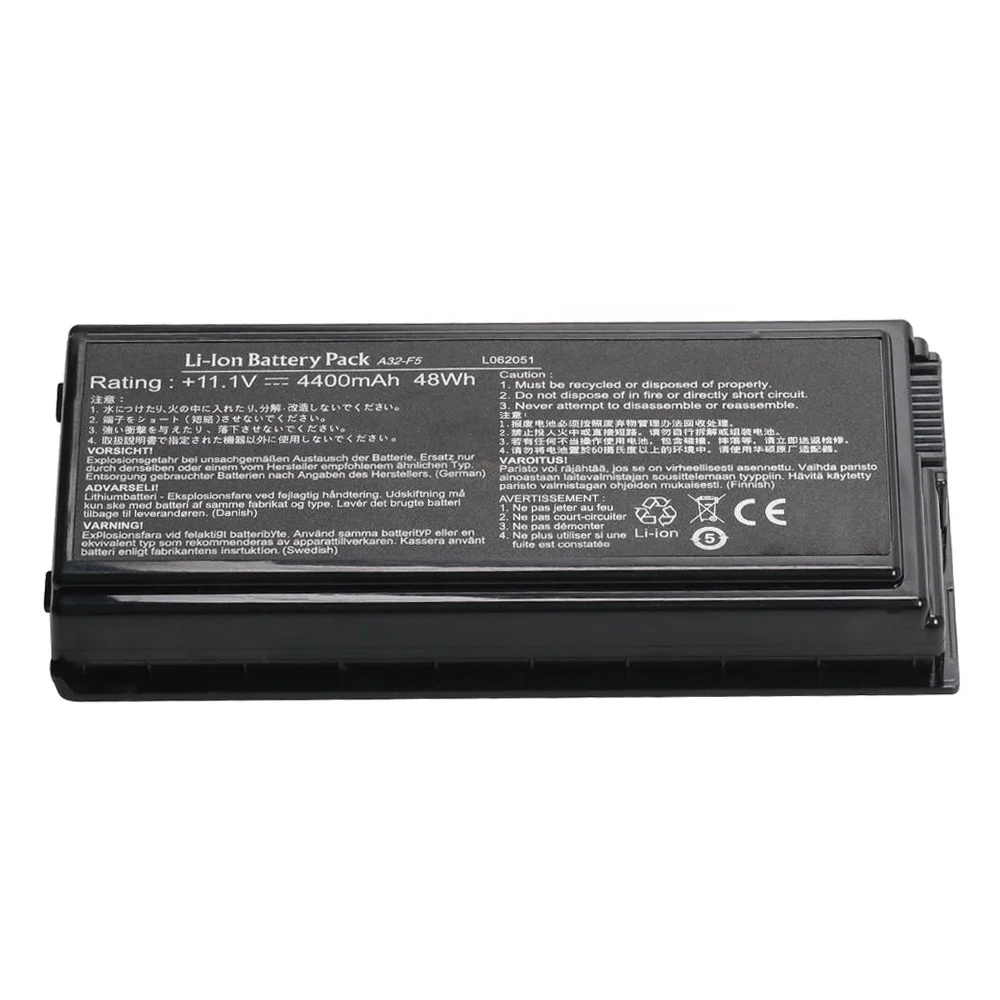 Strength Factory Laptop Battery For Asus F5C F5M F5R F5V F5VL X50 series X50M X50SL X50VL battery 90-NLF1B2000Y A32-F5