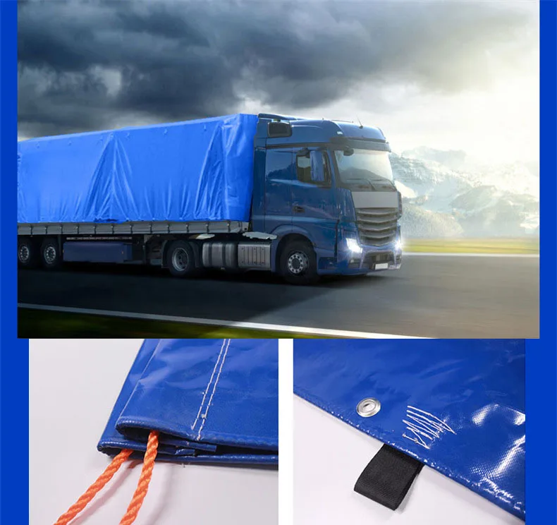 Customized Heavy Duty PVC Canvas Tarpaulin fabric for Truck and Trailer Cover