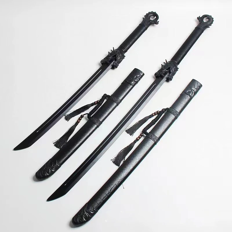 High Quality Anime Cosplay Swords Tang Hengdao Wood PVC ABS Cos Prop Collection Toys Knife Short Long Style Swords