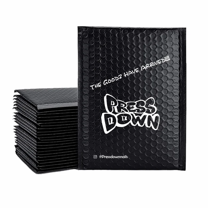 
No Smell No-toxic poly bubble mailers 6x10 50 pack shopping bags With logo 