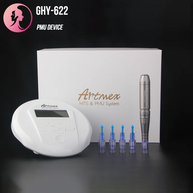 WESGB Portable Semi Eyeliner Permanent Eyebrow Tattoo Cosmetics Makeup Machine Artmex V6