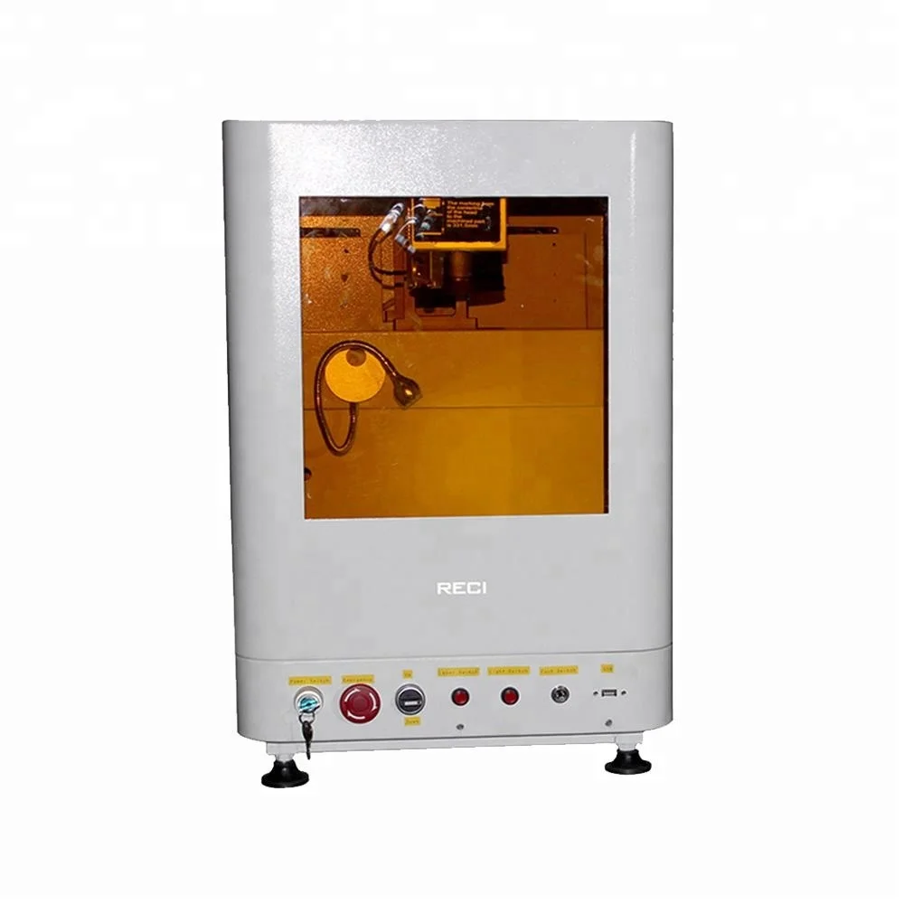 Professional Supply Portable Enclosed Metal Laser Marking Machine With Low Price