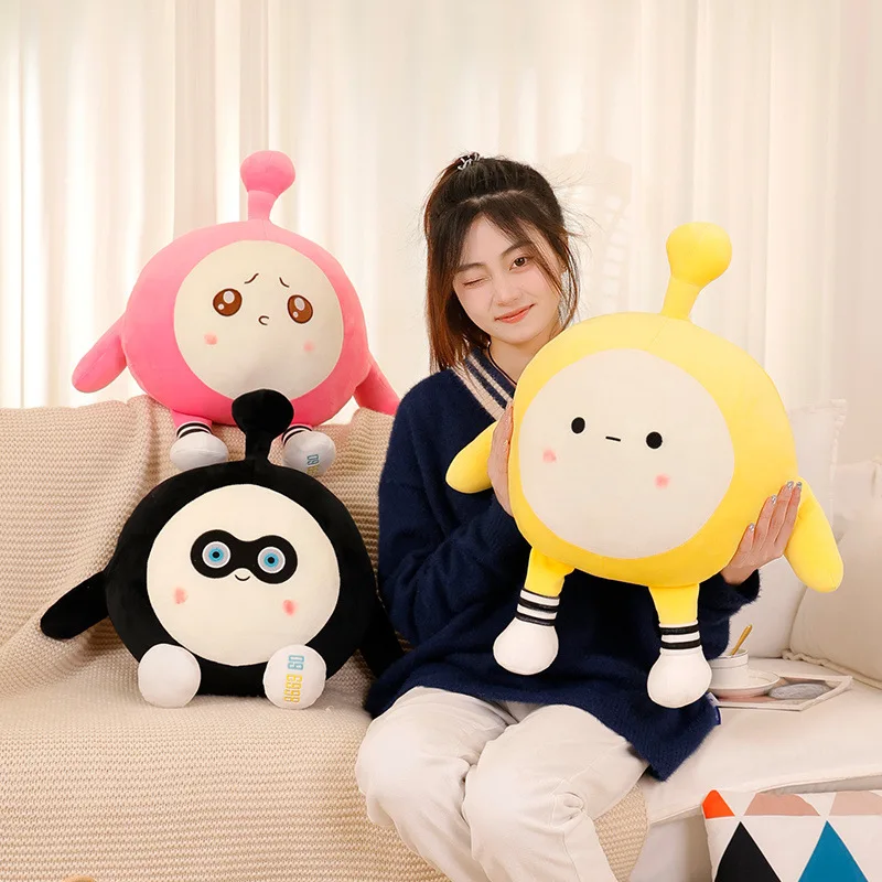 Cartoon Eggy Party Figure Doll Game Egg Hero Plush Toy Stuffed Food Bread Toast Pillow Toys for Kids Girls Birthday Gift