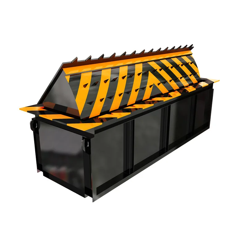 Heavy-duty automatic road folding guardrail off-road roadblock concert roadblock blocker traffic channel blocking