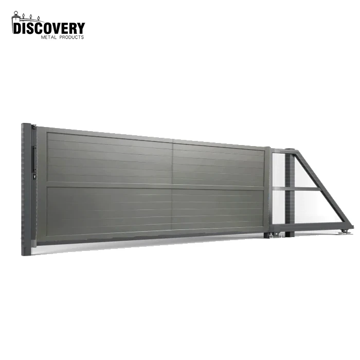 Top quality automatic aluminum cantilever gate system for entrance main gate house garden factory industrial entrance gate