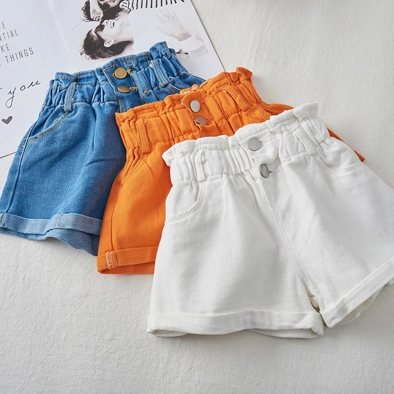 Girl Summer Kids Children Fashion Hot Jeans Denim Shorts Two Colors