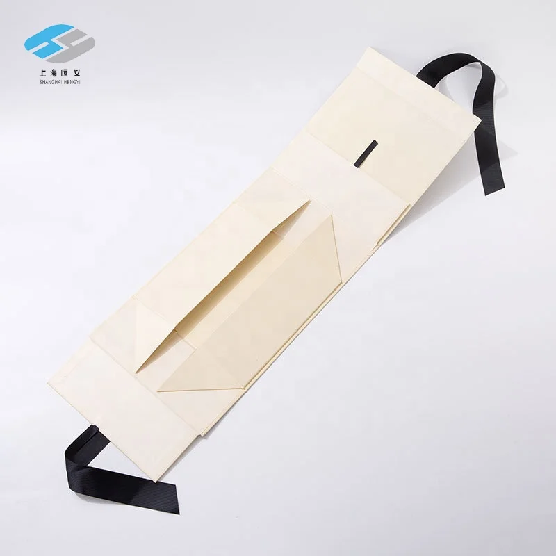 Collapsible Customize Logo Gift Box with Magnetic Closure Paper Wholesale Champagne Incense Packaging Gift Box with Ribbon