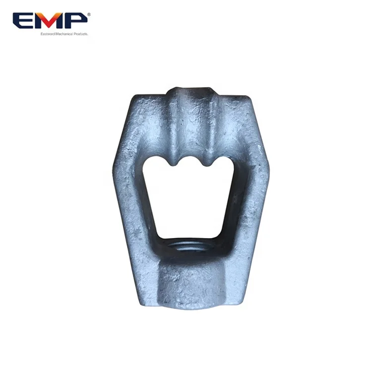 High quality Electric Power Line Hardware Hot Dip Galvanized Thimble Eye Nuts