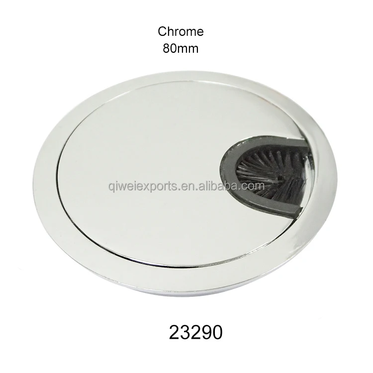 Zinc Alloy Desk Grommet Computer Cable Hole Cover 23290
