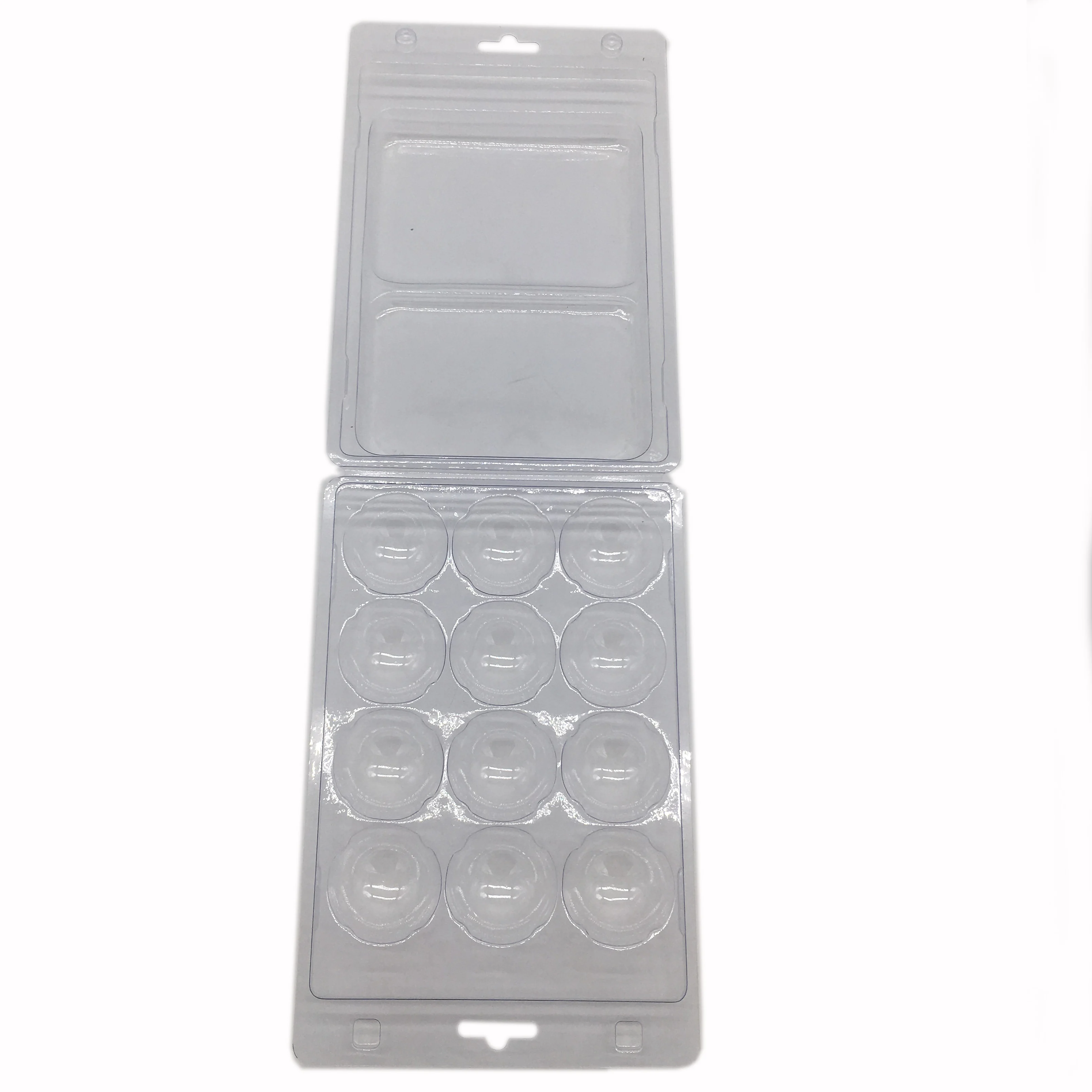 Customized Box for golf ball Plastic Clamshell Packaging with Clear Lid Plastic Boxes golf ball sleeve box