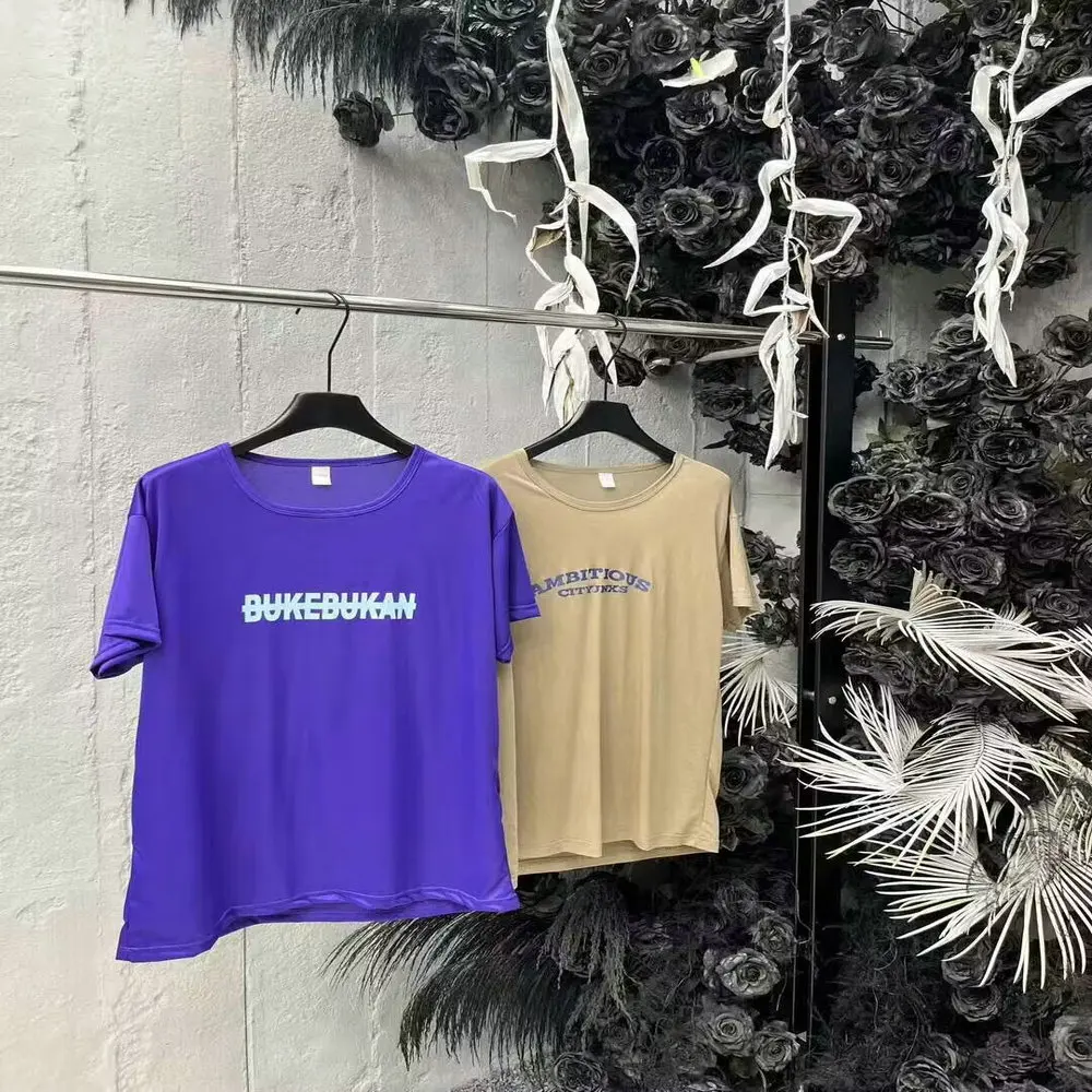 1.05 Dollar Model XYJ006 Size L-2XL Wholesale Cotton Crew Neck Light Weight Wholesale Printed High Quality T Shirts For Men