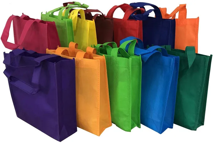 Non-woven Reusable Tote Bags Heavy Duty Polypropylene Gift Tote Book Non Woven Bag