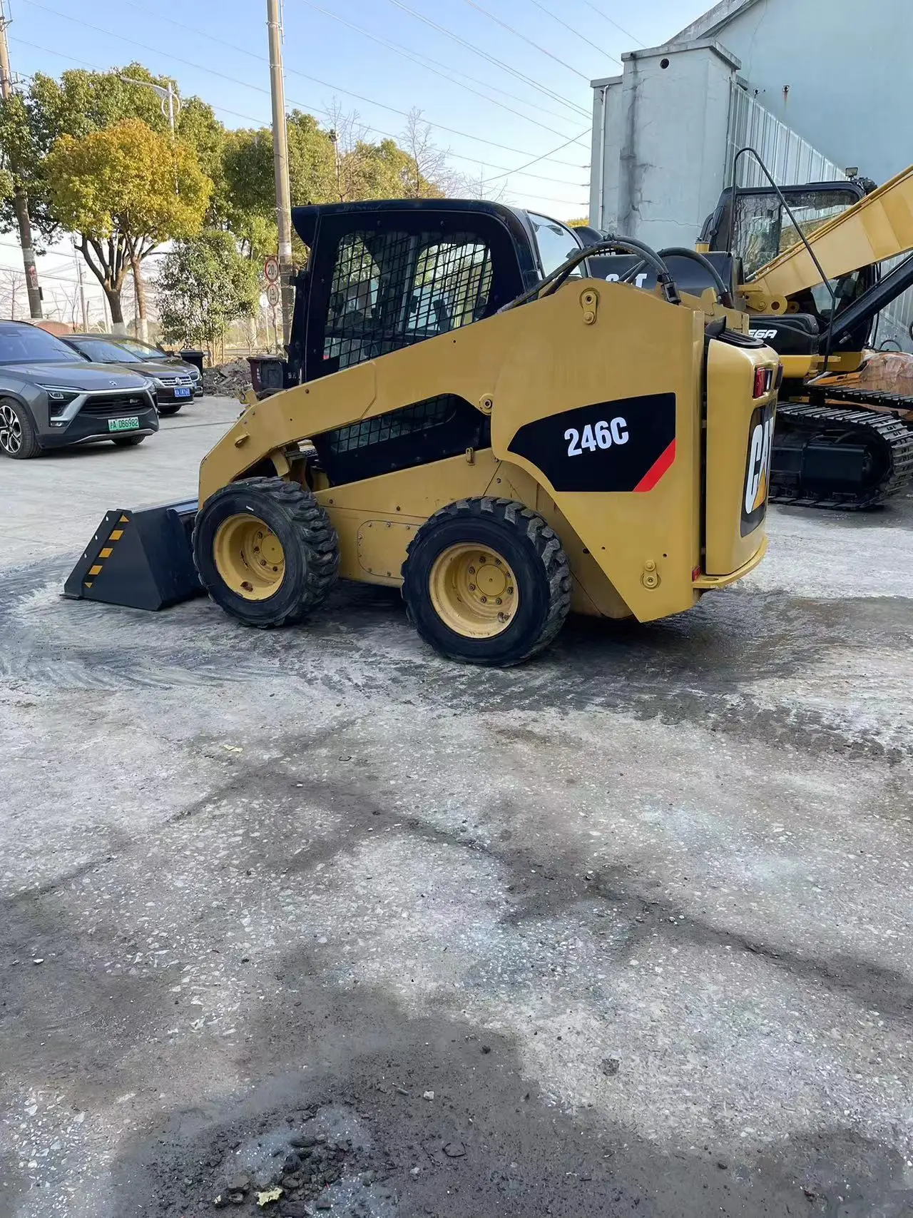 Second hand Caterpillar Skid Steer Loader 246C Used Cat 246C Skid Steer Loader Wheel Loader