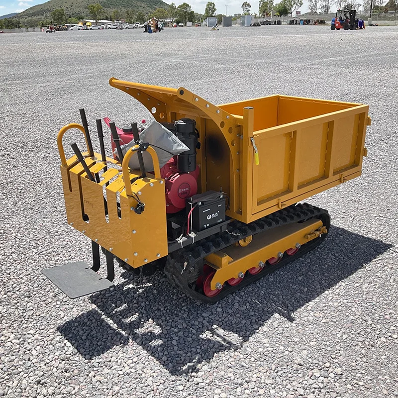 Heavy Duty All-Terrain Crawler Transporter with Diesel Engine
