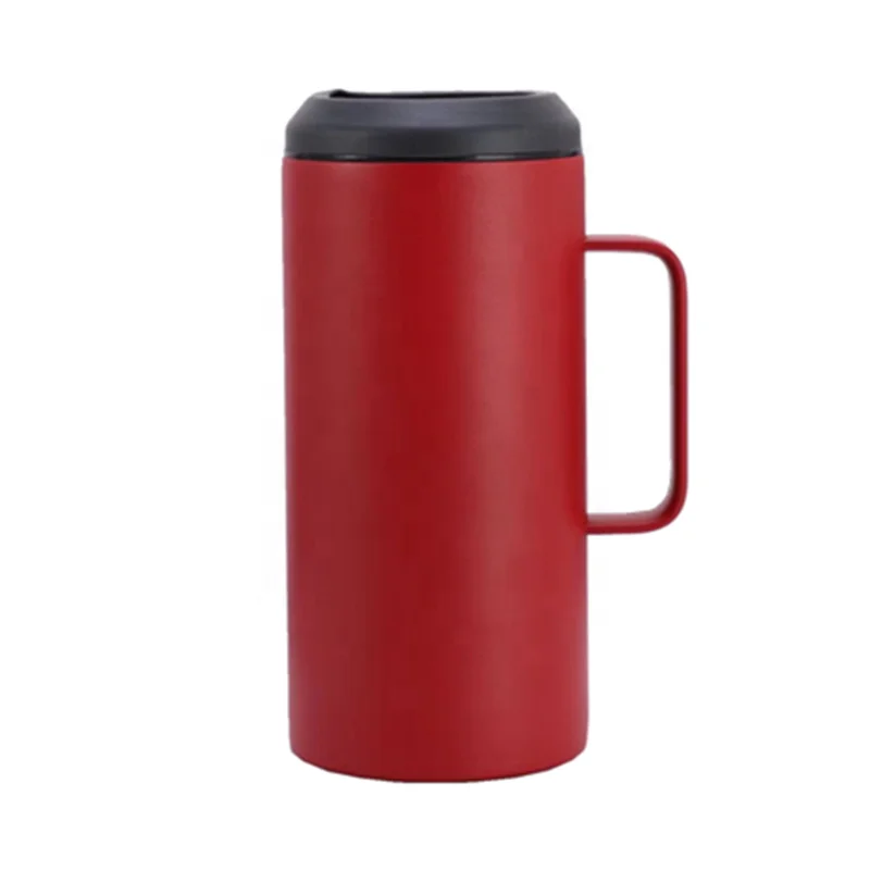 Factory Wholesale Insulated Beverage Metal Tall Skinny Can Double Wall Slim 40 Oz Beer Bottles Cooler With Handle