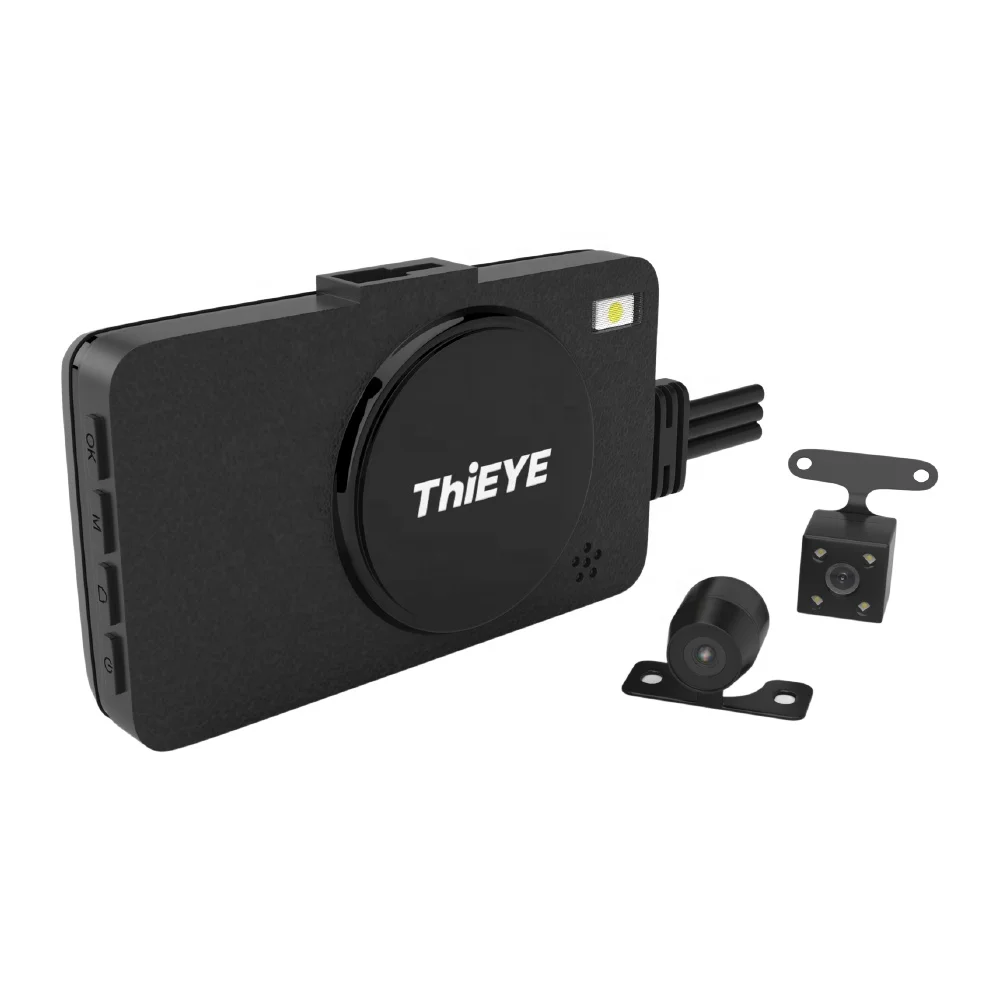 ThiEYE водонепроницаемый Ipx67 3 дюймов экран Wi-Fi 1080p FHD видеорегистратор с двумя камерами мотоцикл Даш Cam автомобильная Мотоцикл