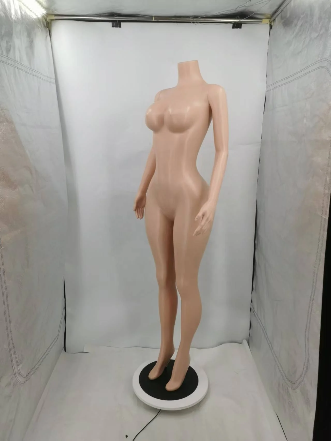 Curvy BBL full size Brazilian big bust wide hips manikin sexy girl swim suit Bikini panties female beachwear bald head mannequin