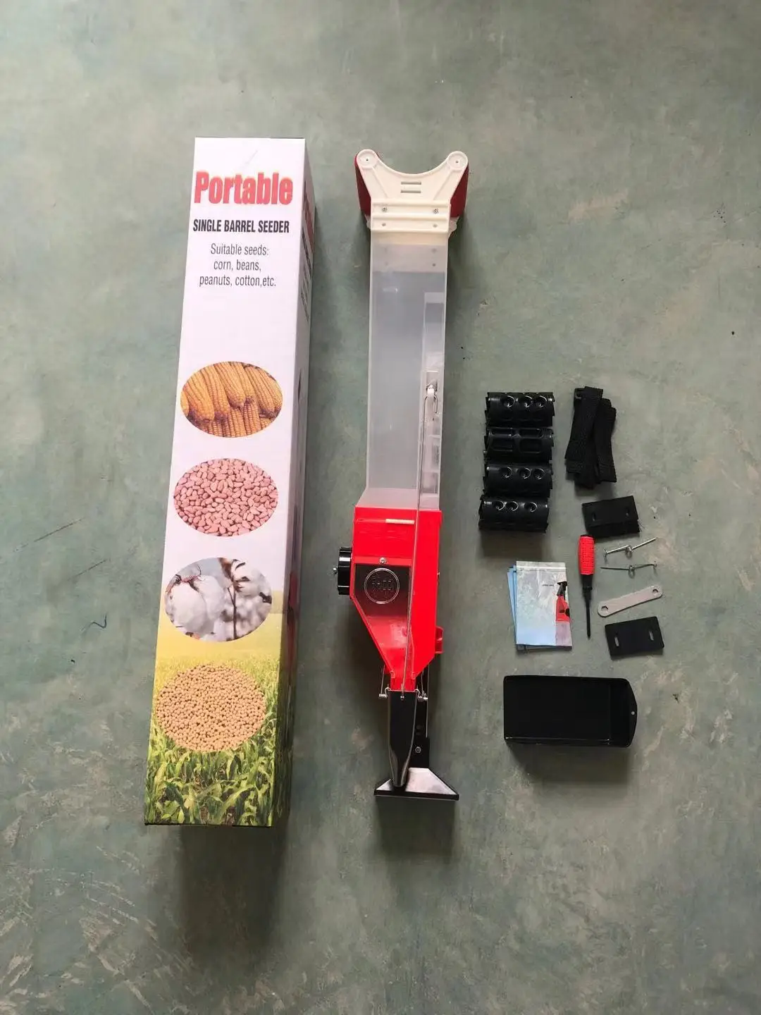 Sales of hot wholesale pressing portable corn soybean peanut wheat seeder