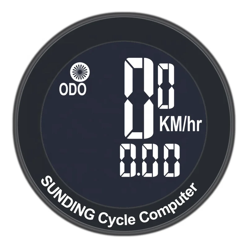 2023 new listing round multifunctional wireless exercise lcd speedometer bicycle computer
