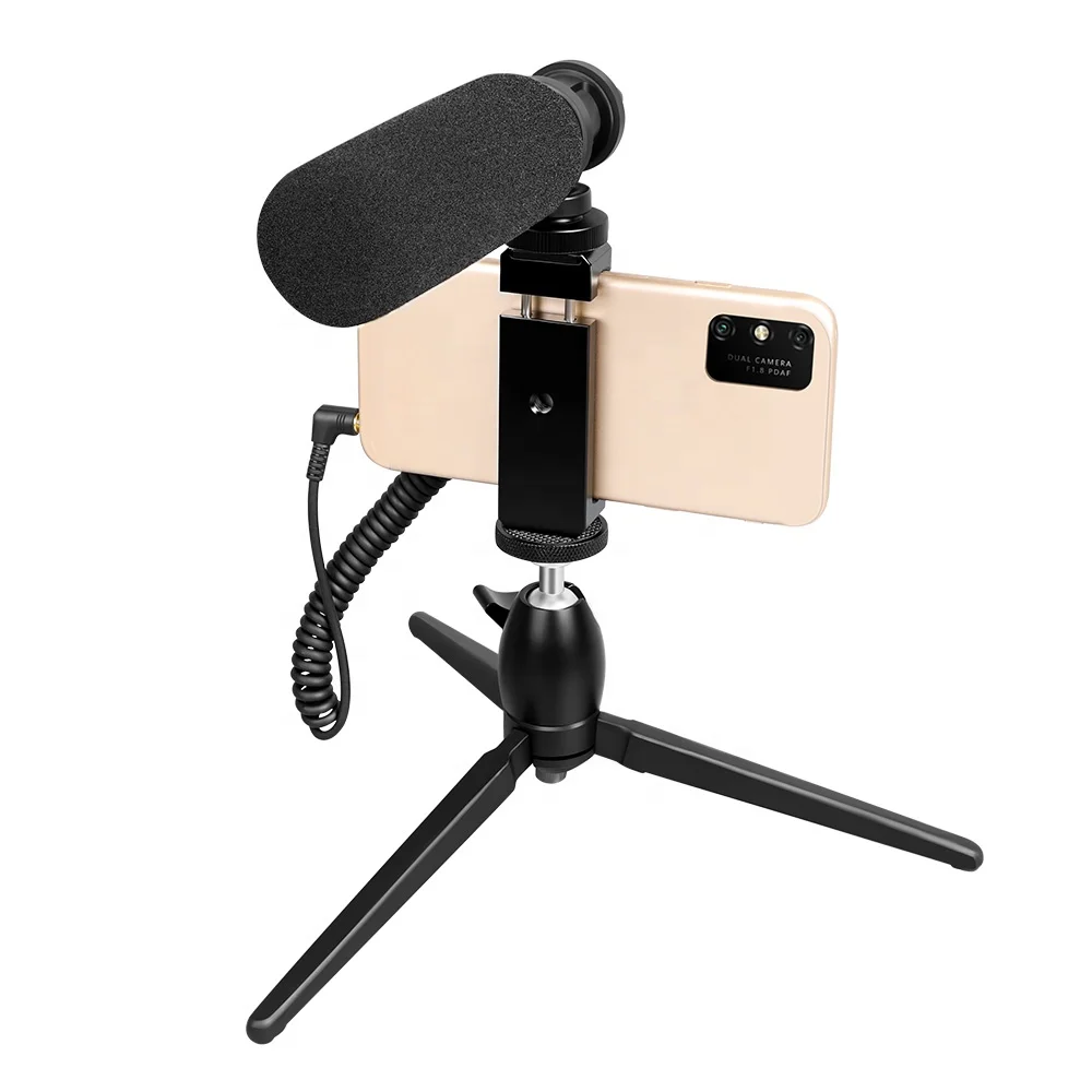 
Digital Camera Audio 3.5mm jack Voice Recorder Short gun Microphone youtuber Vlogging Video Mic 