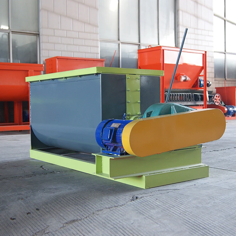 Винтовой Миксер с высокоэффективным органическим композитным удобрением горизонтальный для