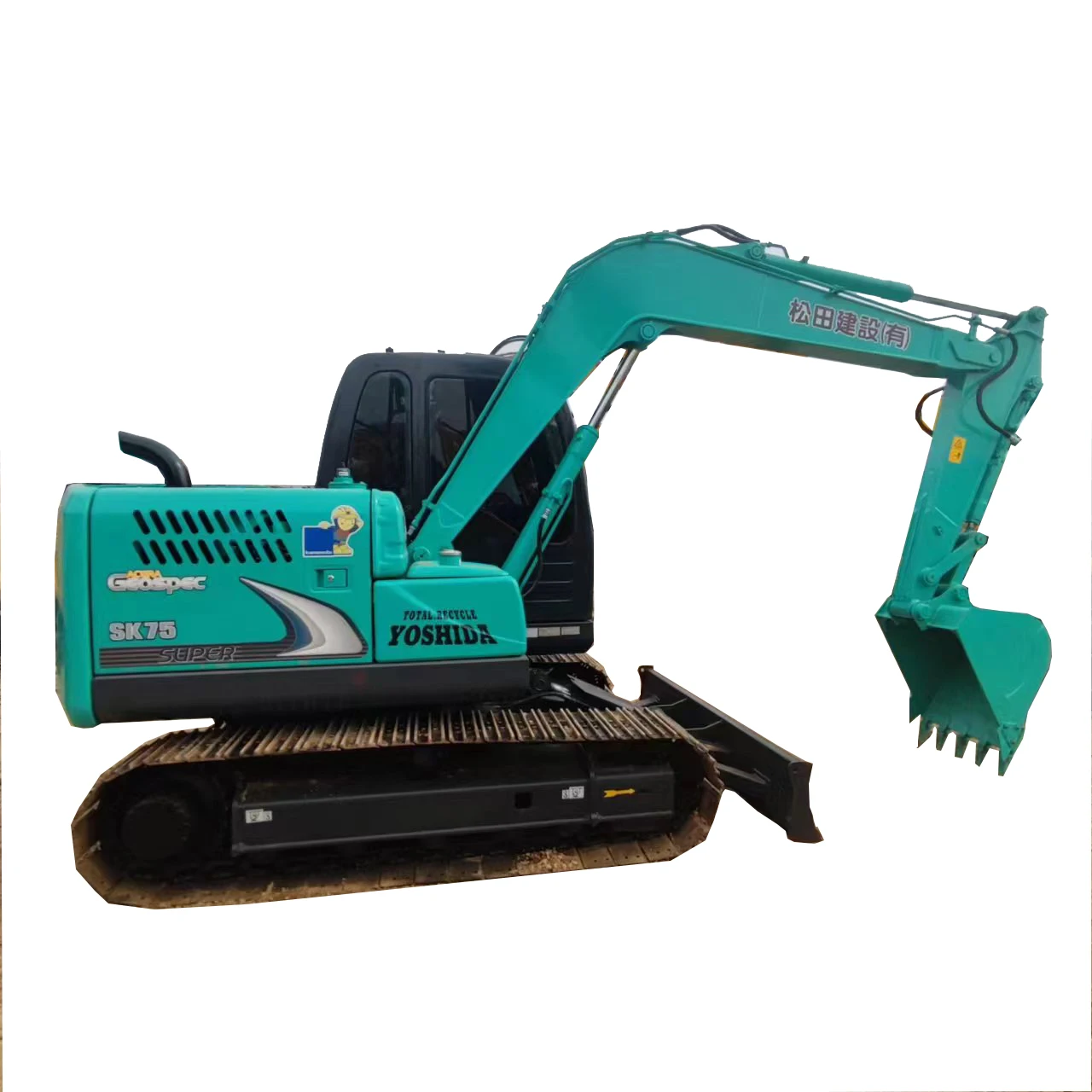 Небольшой гусеничный экскаватор Kobelco 75 японский ручной Баггер гидравлическая золотодобывающая техника дешевая цена для оптовой продажи