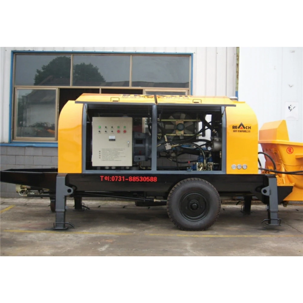 
low cost concrete trailer pump with great price 
