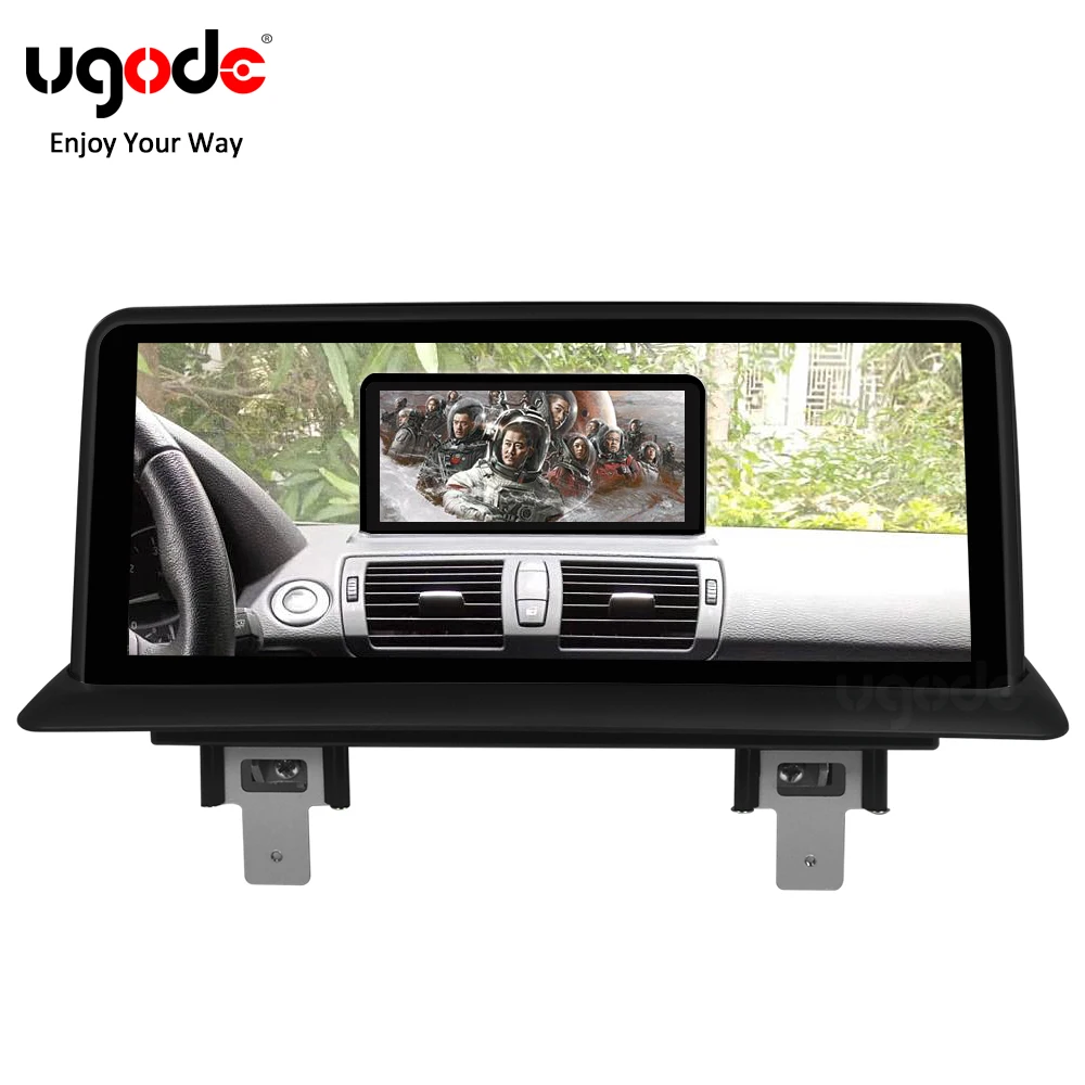 Ugode Promote Android 10 GPS Media Display Stereo Audio Carplay  4+64G for BMW 1 Series E81 E87 with iDrive Joystic Button