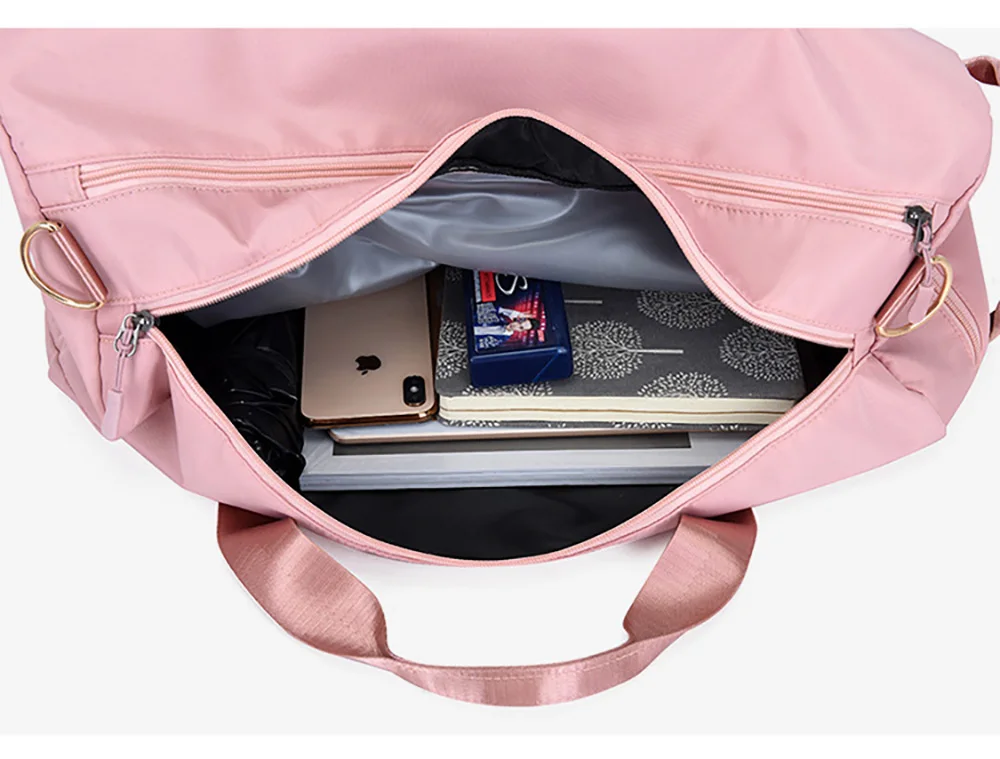 High Quality Oxford Fabric Sports Travelling Waterproof Duffel Travel Bag With Compartment