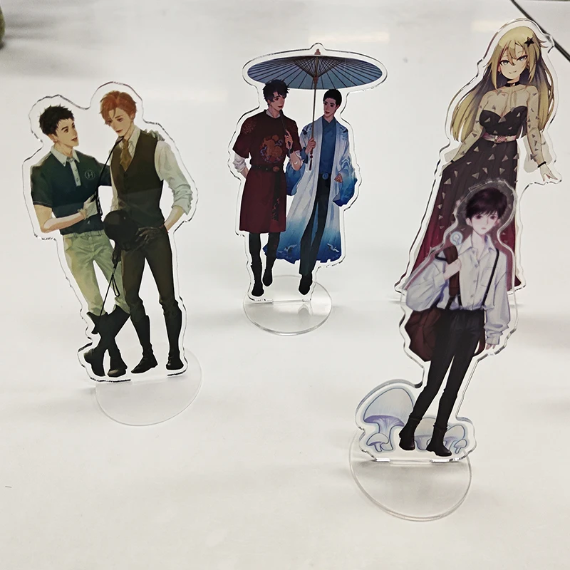 Customized Acrylic Stand Display Anime Promotion Souvenir Doll Sign Plastic Game Cartoon Figure Standee Model Collectibles Gifts