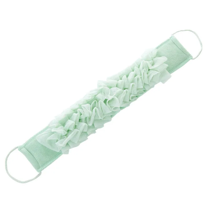 
double back bath strip belt Natural cotton hemp Body Bath Scrub Mesh Bath Long Back Belt 