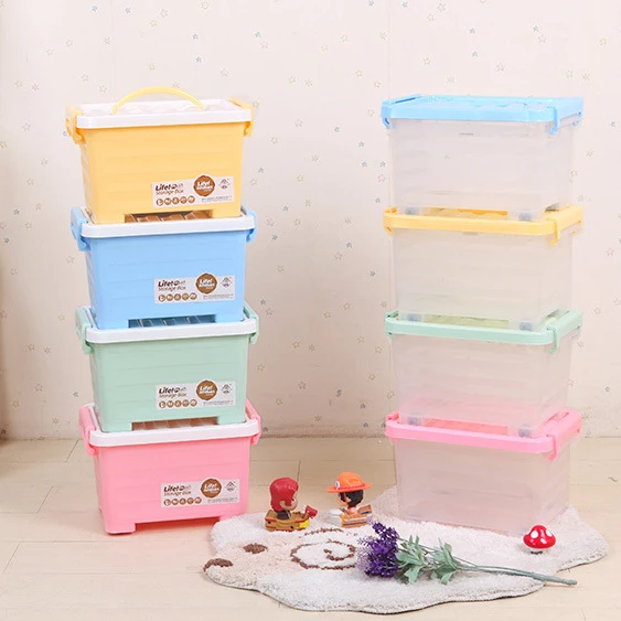 Кухонные принадлежности пластиковая коробка для хранения с крышкой шкив портативный доманий ящик для хранения