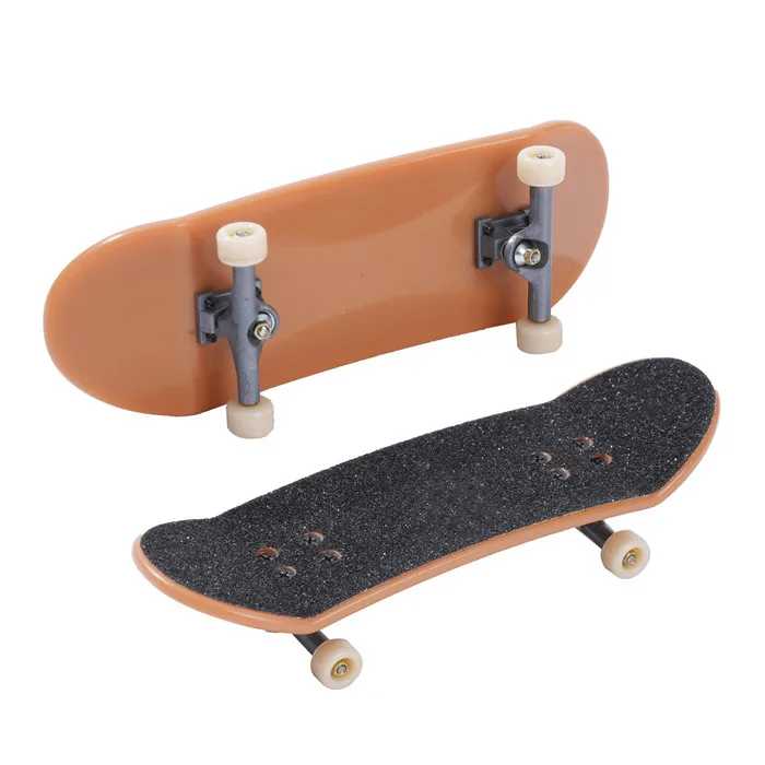 Wholesale Mini Skateboard Toy Fingerboard Heat Transfer Logo Plastic Finger Board