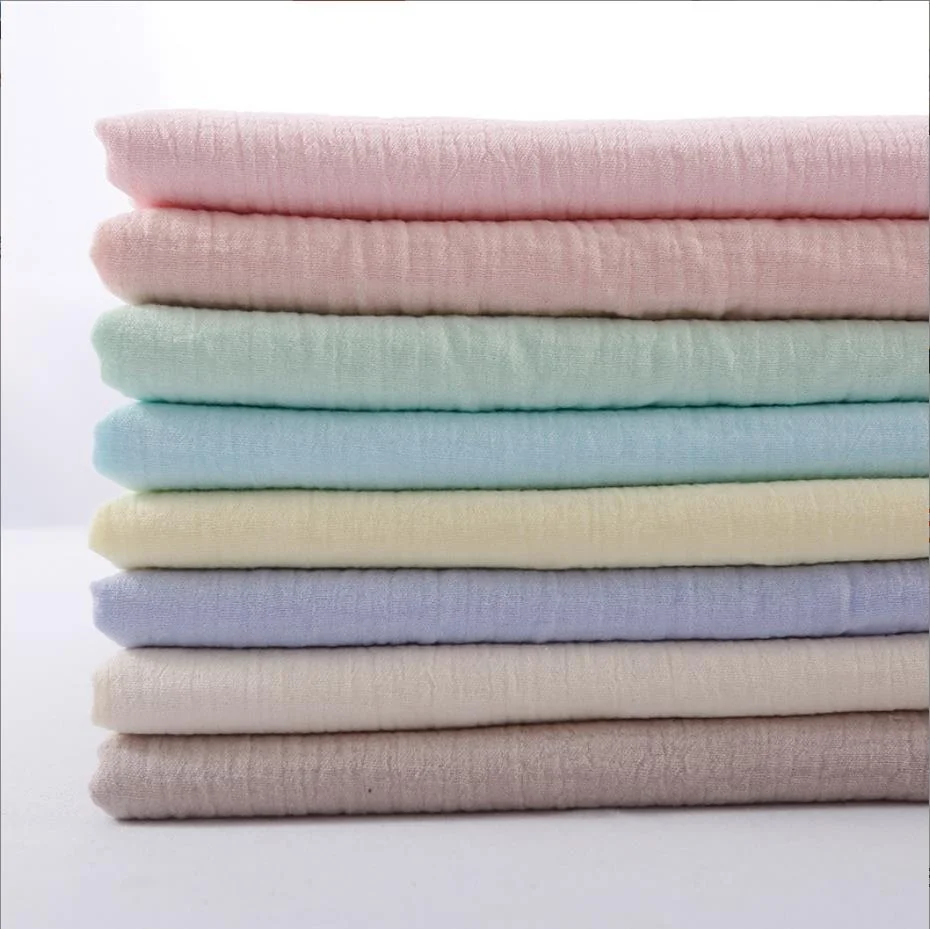 Wholesale Organic 100% Cotton Printed  Double Gauze Muslin Fabric for Baby