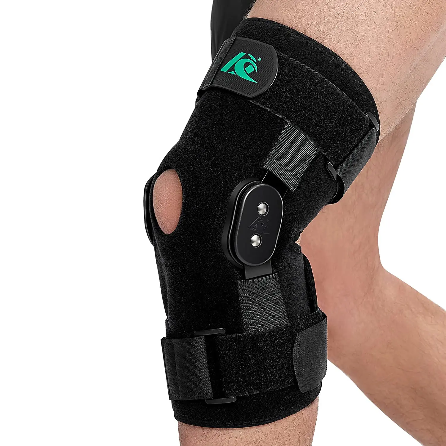 Knee joints brace support adjustable knee brace patella gel pad Orthopedic knee immobilizer brace