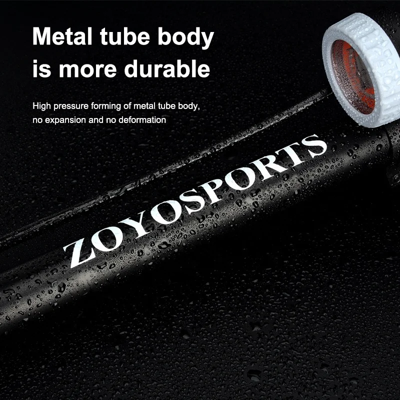 OEM Bicycle Floor Pump ZOYOSPORTS Portable High Pressure Hand Air Pump For Bike Tire Inflator Or Balls 160 psi With Gauge