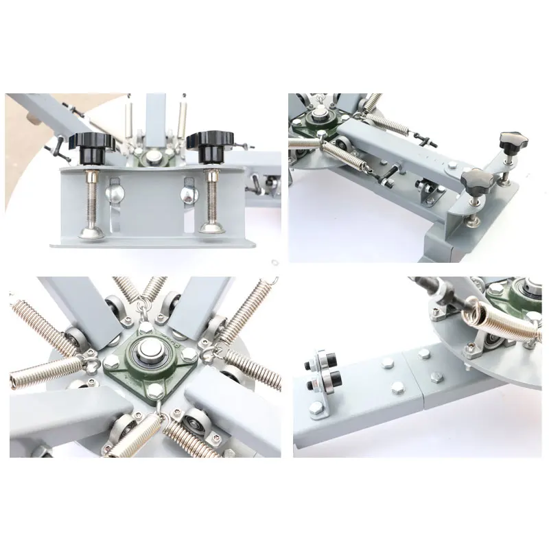 4 Color 1 Station Silk Screening Screenprint Press Screen Printing Machine
