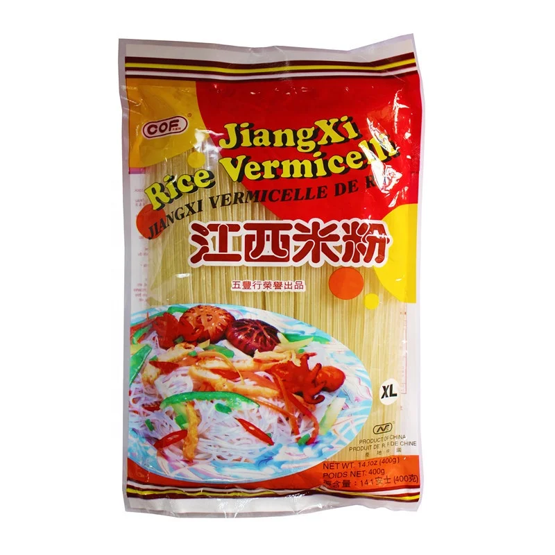 
 Сушеная рисовая лапша Цзянси без ГМО, фирменная рисовая вермишель COF  