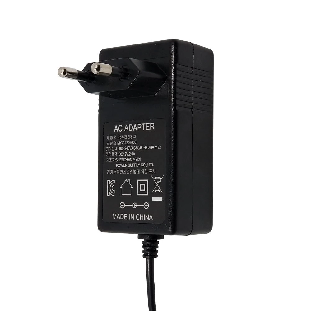 9V 2A Power Adaptor 12volt 2A Ac Dc Wall Mount Adapter 24V Power Supply FCC ROHS CE KC PSE SAA
